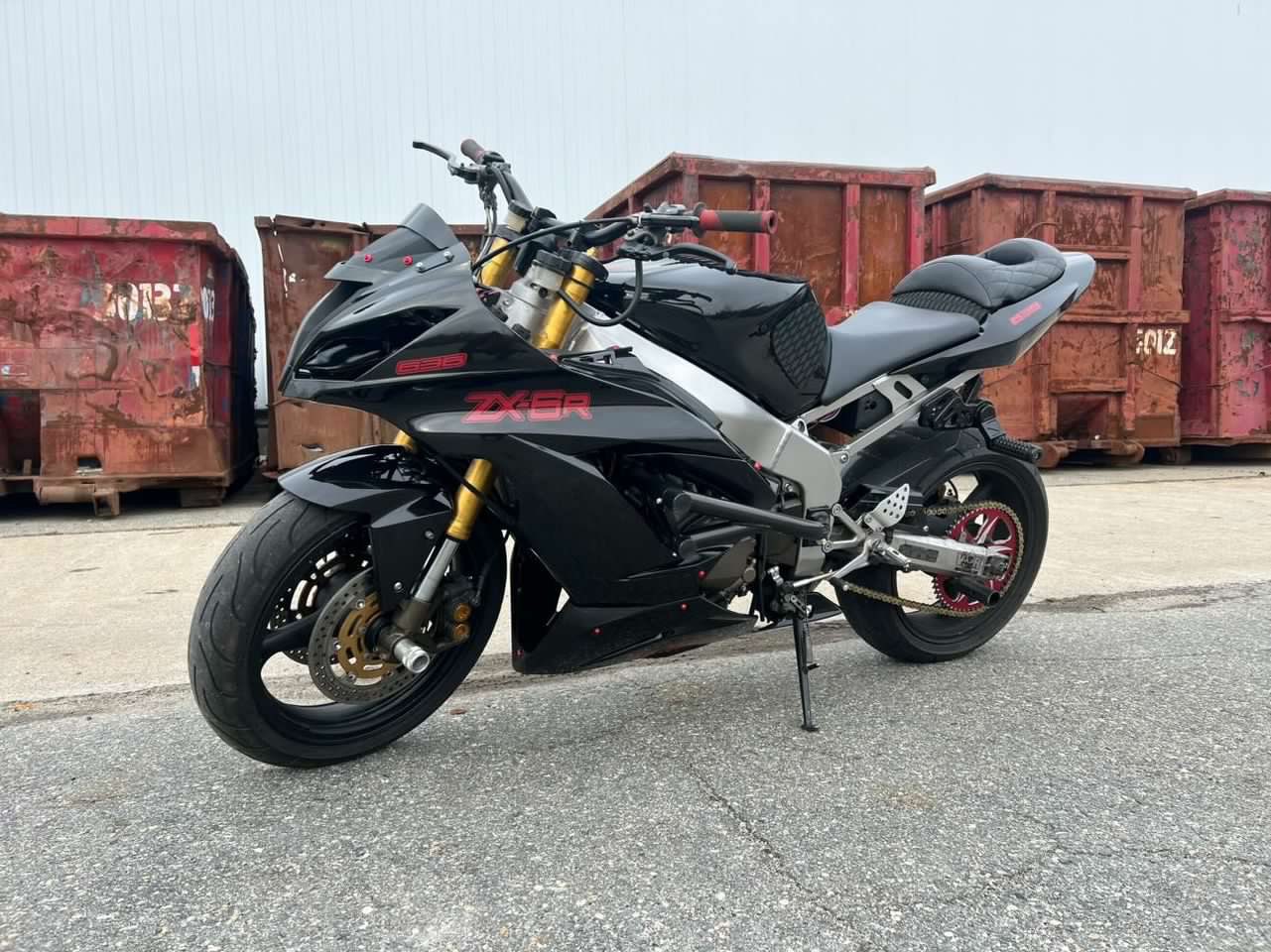 Stunt stay conversion Kawasaki 636